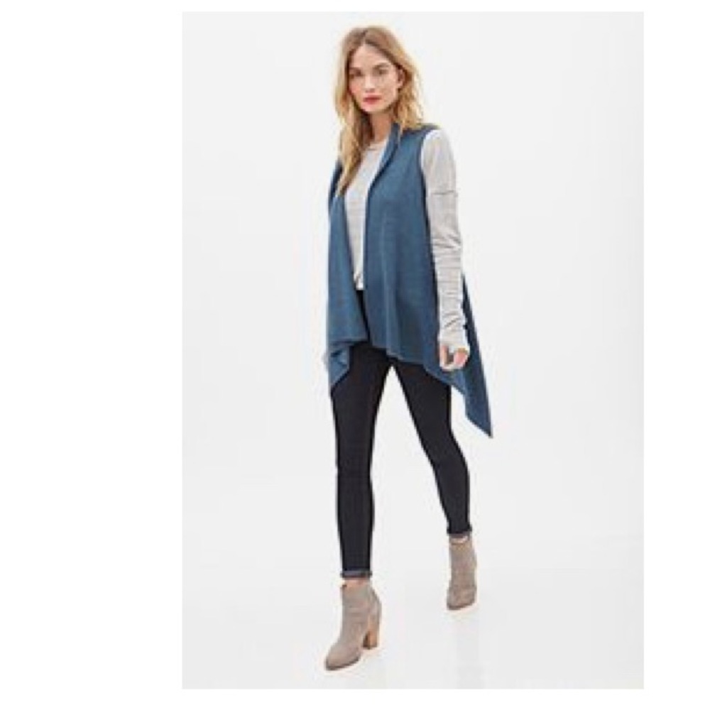 Forever 21 teal, sweater vest